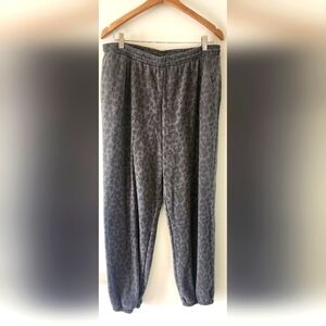 Victoria's Secret Gray Patterned Track Pants